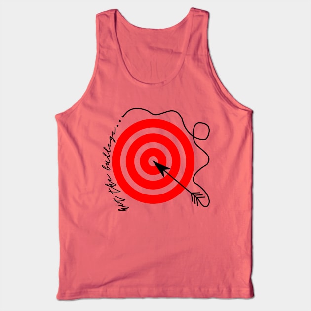 Hit the BullsEye Tank Top by Mitalie